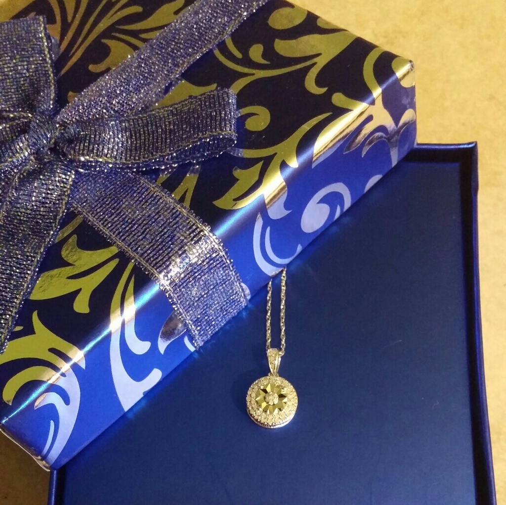 Double Halo Diamond Pendant